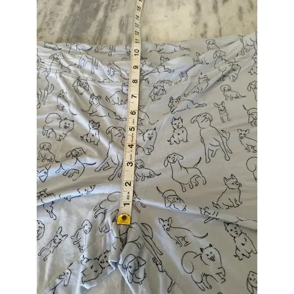 Soma Cool Nights Dog Print Knit Pajama Pants Women’s Size Large - Picture 6 of 7